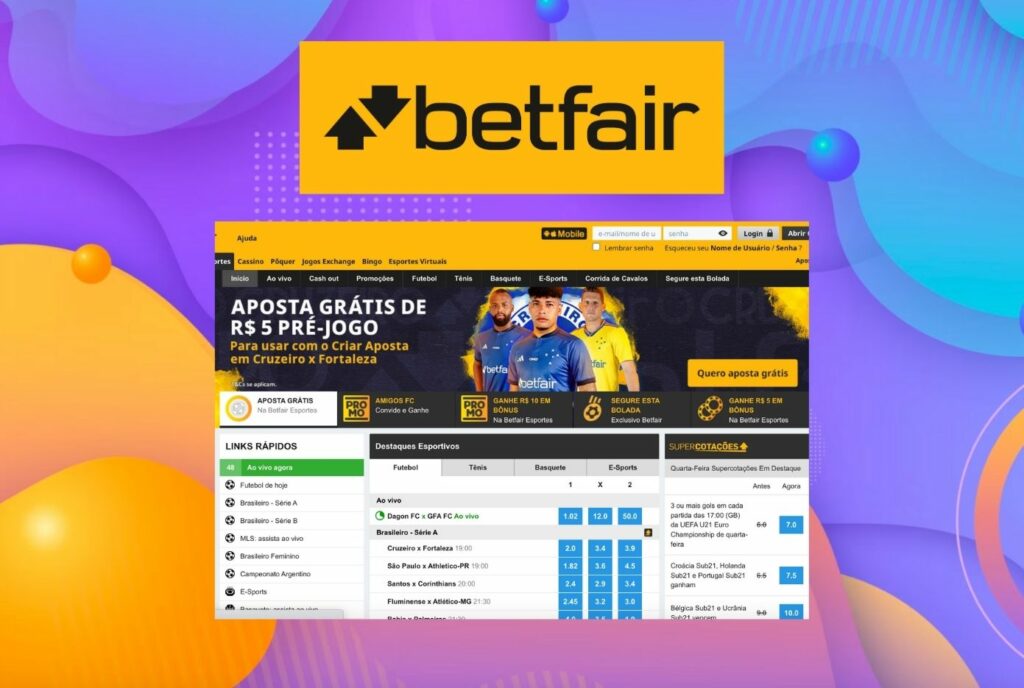 Avaliação do site de apostas esportivas Betfair Brasil