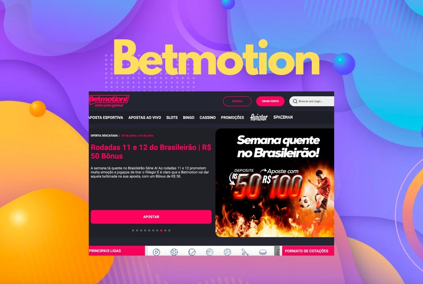 Avaliação do site de apostas on-line Betmotion no Brasil