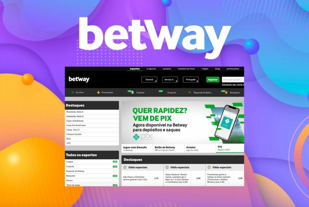 Faça suas apostas e ganhe hoje na Betway Brasil